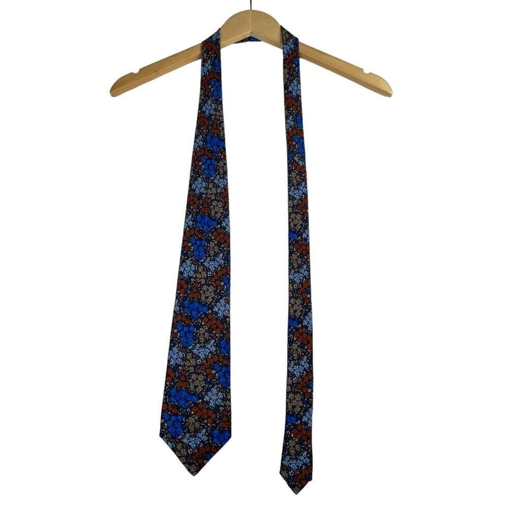 Missoni 100% Silk Geometric Square Print‎ Tie Multicolor
